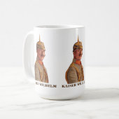Kaiser Wilhelm II., Kaiser von Deutschland, Schenk Kaffeetasse (Vorderseite Links)