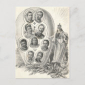 KAISER WILHELM II mit seiner Familie #015D Postkarte (Vorderseite)