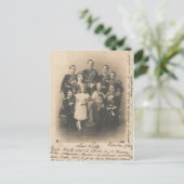 KAISER WILHELM II mit seiner Familie #017D Postkarte (Stehend Vorderseite)
