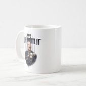 Kaiser Wilhelm II Portrait Kaffeetasse (Vorderseite Links)