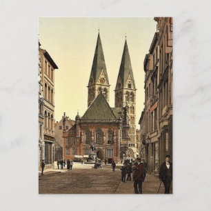 Kaiser-Wilhelm-Platz, Bremen, Deutschland klassisc Postkarte