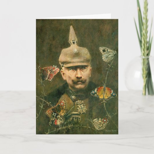 Kaiser Wilhelm Surreal Greetings Card Karte (Vorderseite)