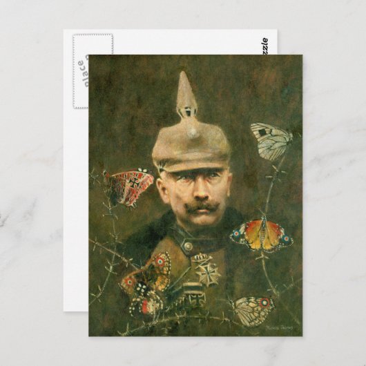 Kaiser Wilhelm Surreal Postcard Postkarte (Vorne/Hinten)