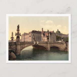 Kaiser-Wilhelms-Brücke, Berlin, Deutschland Postkarte