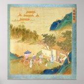 Kaiser Wu Ti begrüßt einen Mann mit Buchstaben Poster (Vorne)