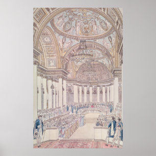 Kaiserbankett im großartigen Salon Poster