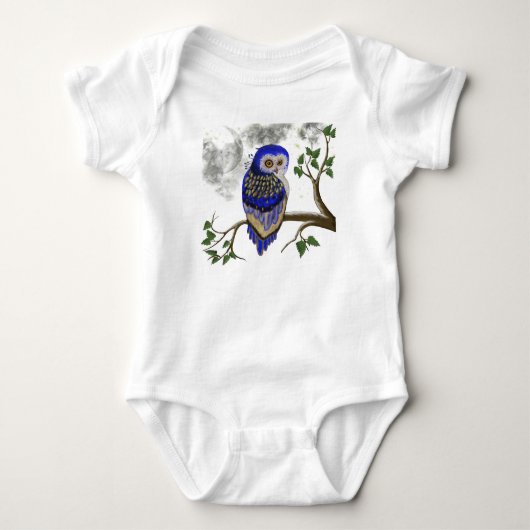 Kaiserblau Baby Strampler (Vorderseite)