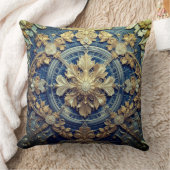 Kaiserblauer Kissen 51 x 51 cm (Decke)