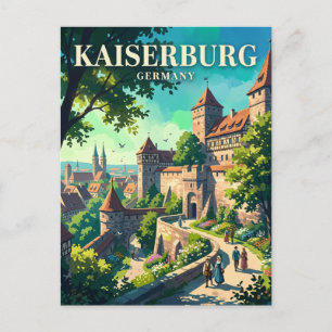 Kaiserburg Nürnberg Deutschland Postkarte