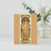 Kaiserchampagne - Kunst Nouveau Postkarte (Stehend Vorderseite)