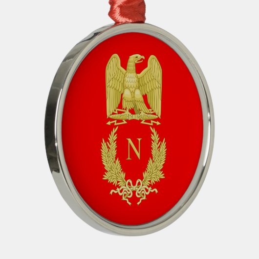 KaiserEagle Emblem Napoleon I auf Verzierung Silbernes Ornament (Rechts)