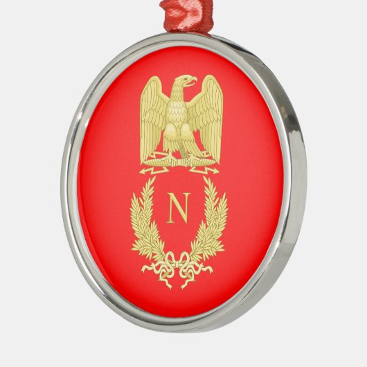 KaiserEagle Emblem Napoleon I auf Verzierung Silbernes Ornament (Links)