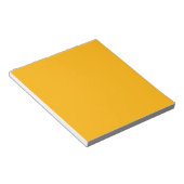 Kaisergelbe Farbe Notizblock (angewinkelt)