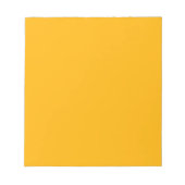 Kaisergelbe Farbe Notizblock (Vorderseite)