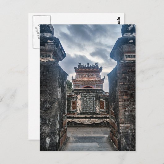 Kaisergrab Tu Doc, Hue Vietnam Postkarte (Vorne/Hinten)