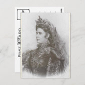 Kaiserin Elisabeth Austria - Sissi 1899 im memoria Postkarte (Vorne/Hinten)