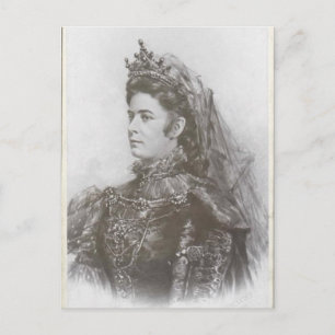 Kaiserin Elisabeth Austria - Sissi 1899 im memoria Postkarte