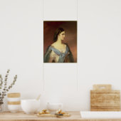 Kaiserin Elisabeth von Bayern als junge Frau Poster (Küche)