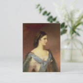 Kaiserin Elisabeth von Bayern als junge Frau Postkarte (Stehend Vorderseite)