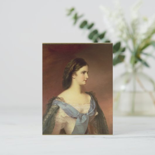 Kaiserin Elisabeth von Bayern als junge Frau Postkarte (Stehend Vorderseite)