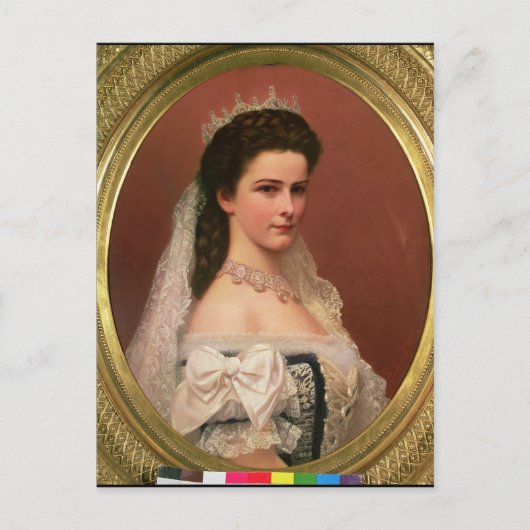Kaiserin Elisabeth von Bayern auf Ungarisch Postkarte (Vorderseite)