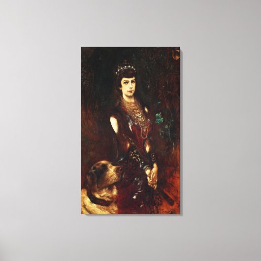 Kaiserin Elisabeth von Österreich, 1883 Leinwanddruck (Vorderseite)