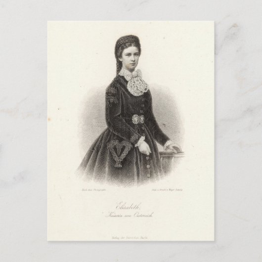Kaiserin Elisabeth von Österreich Postkarte (Vorderseite)