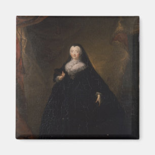 Kaiserin Elizabeth in schwarzem Domino, 1748 Magnet