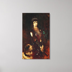 Kaiserin Elizabeth von Österreich, 1883 Leinwanddruck