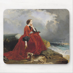 Kaiserin Eugenie in Biarritz, 1858 Mousepad