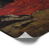 Kaiserin Eugenie in Biarritz, 1858 Poster (Ecke)