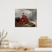 Kaiserin Eugenie in Biarritz, 1858 Poster (Küche)