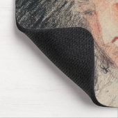 Kaiserin Eugénie (schwarze u. rote Kreide) Mousepad (Ecke)