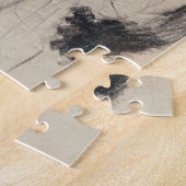 Kaiserin Eugénie (schwarze u. rote Kreide) Puzzle (Seite)