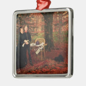 Kaiserin Eugenie u. Eugene-Louis Napo James Silbernes Ornament (Links)