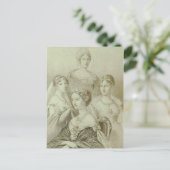 Kaiserin Eugenie von Frankreich #002F Postkarte (Stehend Vorderseite)