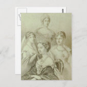 Kaiserin Eugenie von Frankreich #002F Postkarte (Vorne/Hinten)