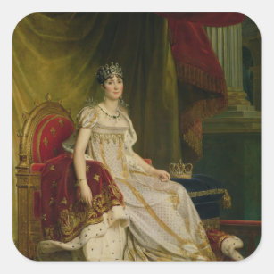 Kaiserin Josephine 1808 Quadratischer Aufkleber