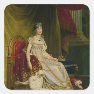 Kaiserin Josephine 1808 Quadratischer Aufkleber