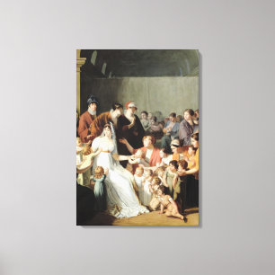 Kaiserin Josephine Unter den Kindern, 1806 Leinwanddruck