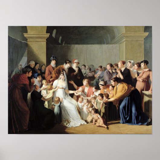 Kaiserin Josephine Unter den Kindern, 1806 Poster (Vorne)