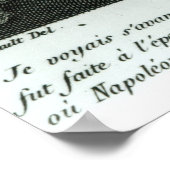 Kaiserin Josephine zeigt die Prophezeiung Poster (Ecke)