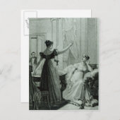 Kaiserin Josephine zeigt die Prophezeiung Postkarte (Vorne/Hinten)