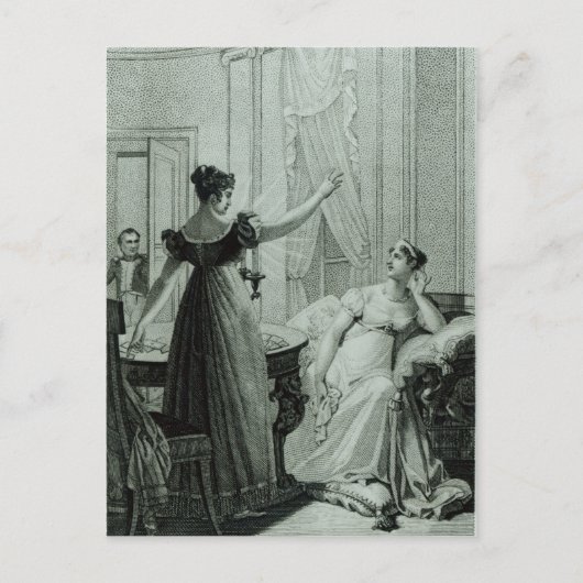 Kaiserin Josephine zeigt die Prophezeiung Postkarte (Vorderseite)