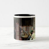 Kaiserin Katharina die Große, die a empfängt Zweifarbige Tasse (Mittel)