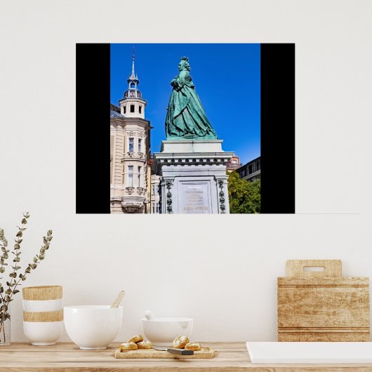 Kaiserin Maria Theresia Statue Poster (Küche)
