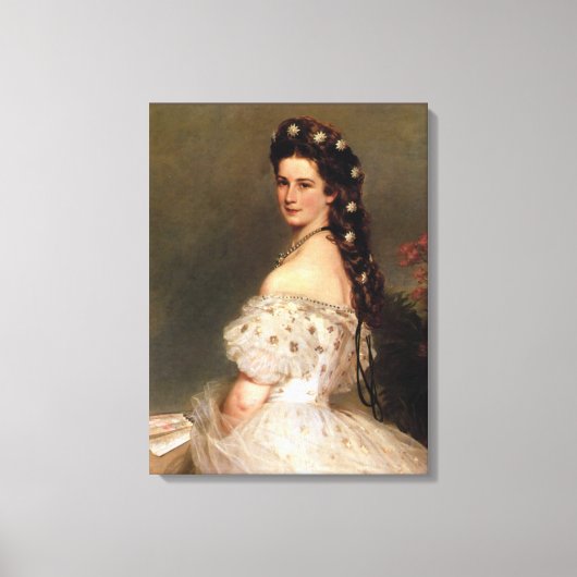 Kaiserin Sisi Leinwanddruck (Vorderseite)