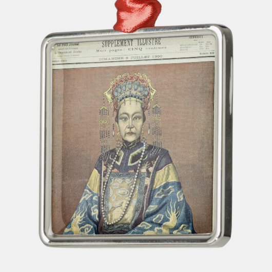 Kaiserinc$tz'u-leitkursanzeiger Dowager der China Silbernes Ornament (Links)