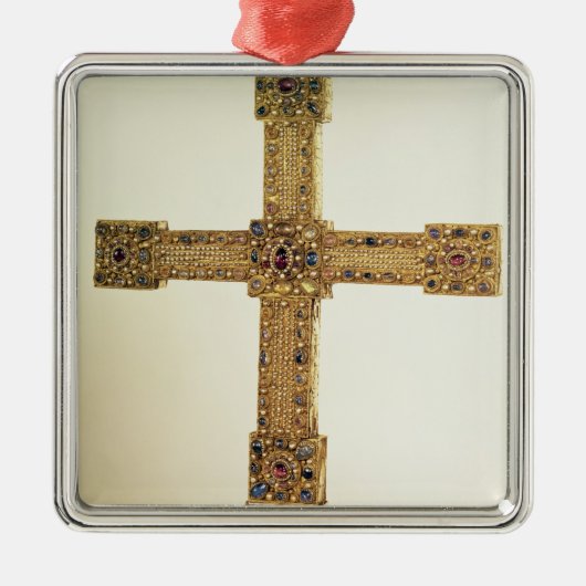 Kaiserkreuz des heiligen römischen Reiches Silbernes Ornament (Vorne)