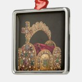 Kaiserkrone hergestellt für die Krönung von Otto Silbernes Ornament (Links)